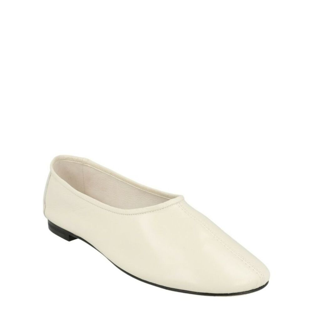 ByFar Prudence Leather Flats White Womens - Picture 2 of 6